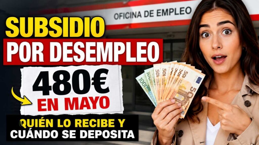 Subsidio por desempleo: 480€ en mayo, quién lo recibe y cuándo seSubsidio por desempleo: 480€ en mayo, quién lo recibe y cuándo se deposita deposita