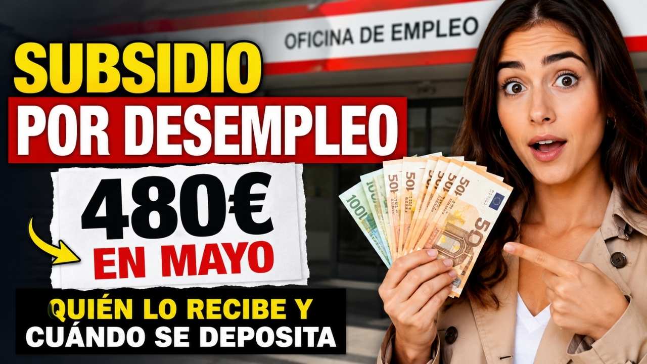 Subsidio por desempleo: 480€ en mayo, quién lo recibe y cuándo seSubsidio por desempleo: 480€ en mayo, quién lo recibe y cuándo se deposita deposita