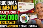 Programa Alimentar: tarjeta con $32,000 en mayo, quiénes acceden y cómo usarla