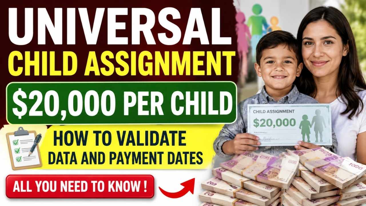 Asignación Universal por Hijo: $20,000 por menor, cómo validar datos y fechas de pago